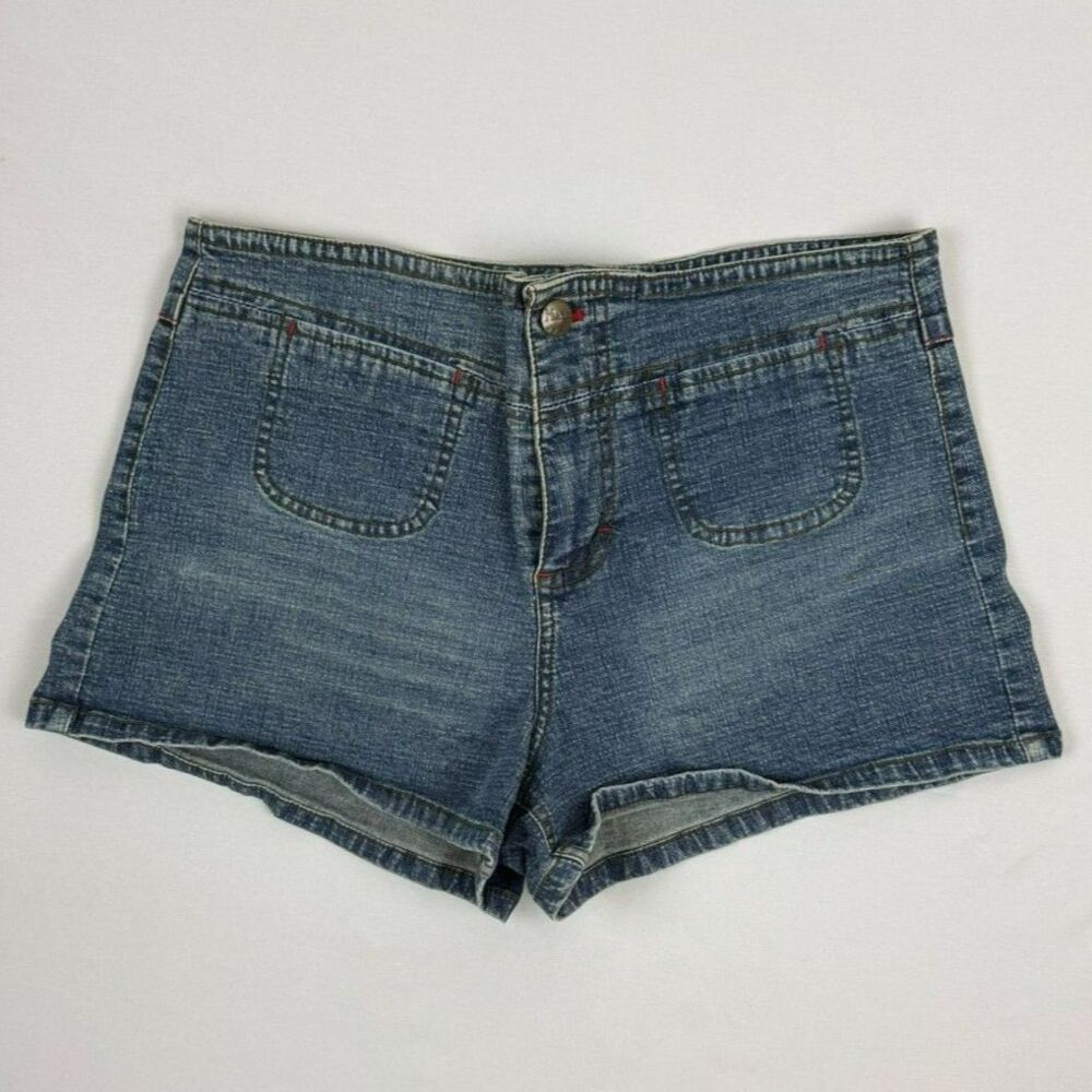 Mudd Y2K Low Rise Stretch Denim Shorts - M/L